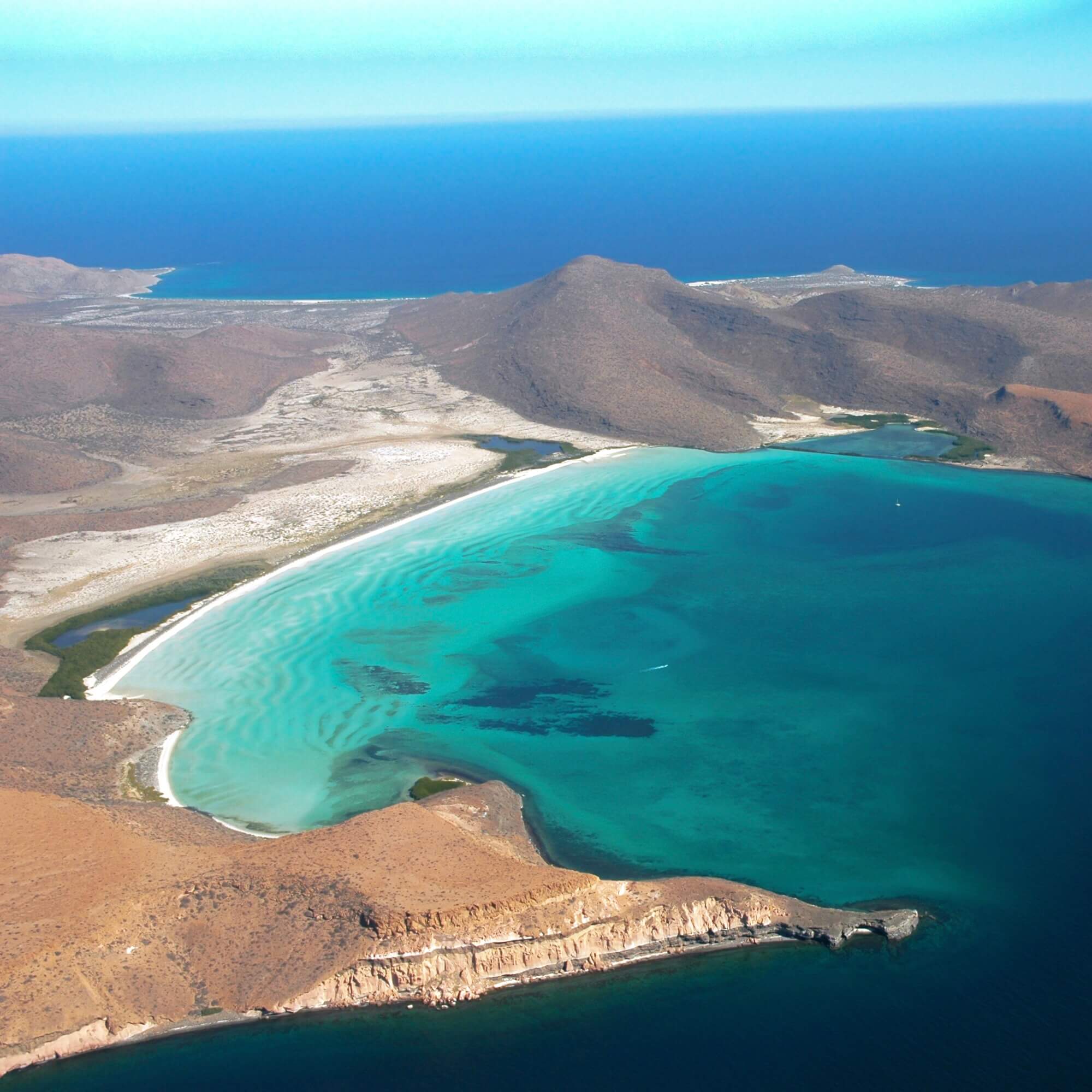 Espiritu Santo Island at the Sea of Cortes, Baja California Sur, Mexico